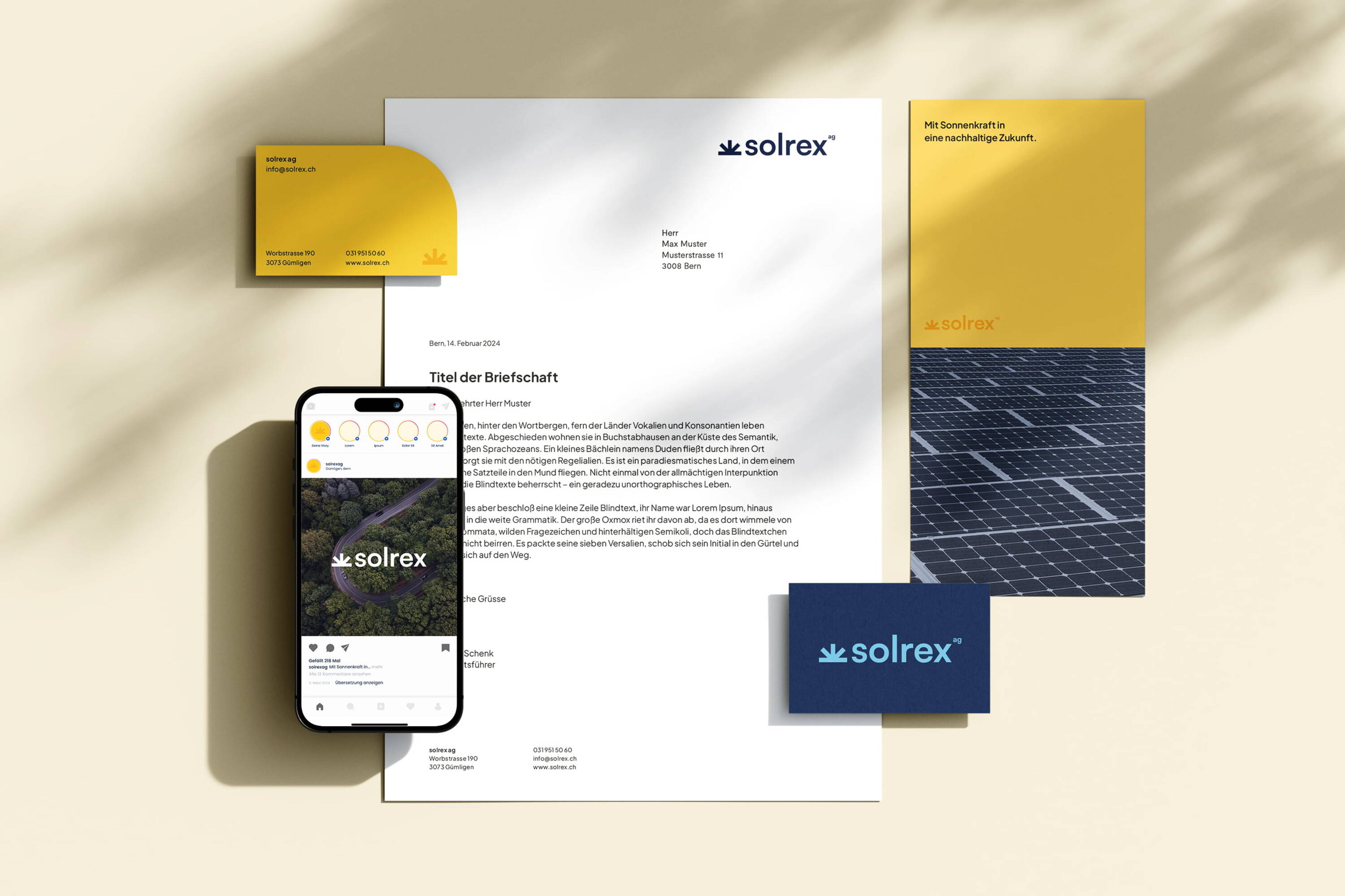 solrex ag – Branding Stationery