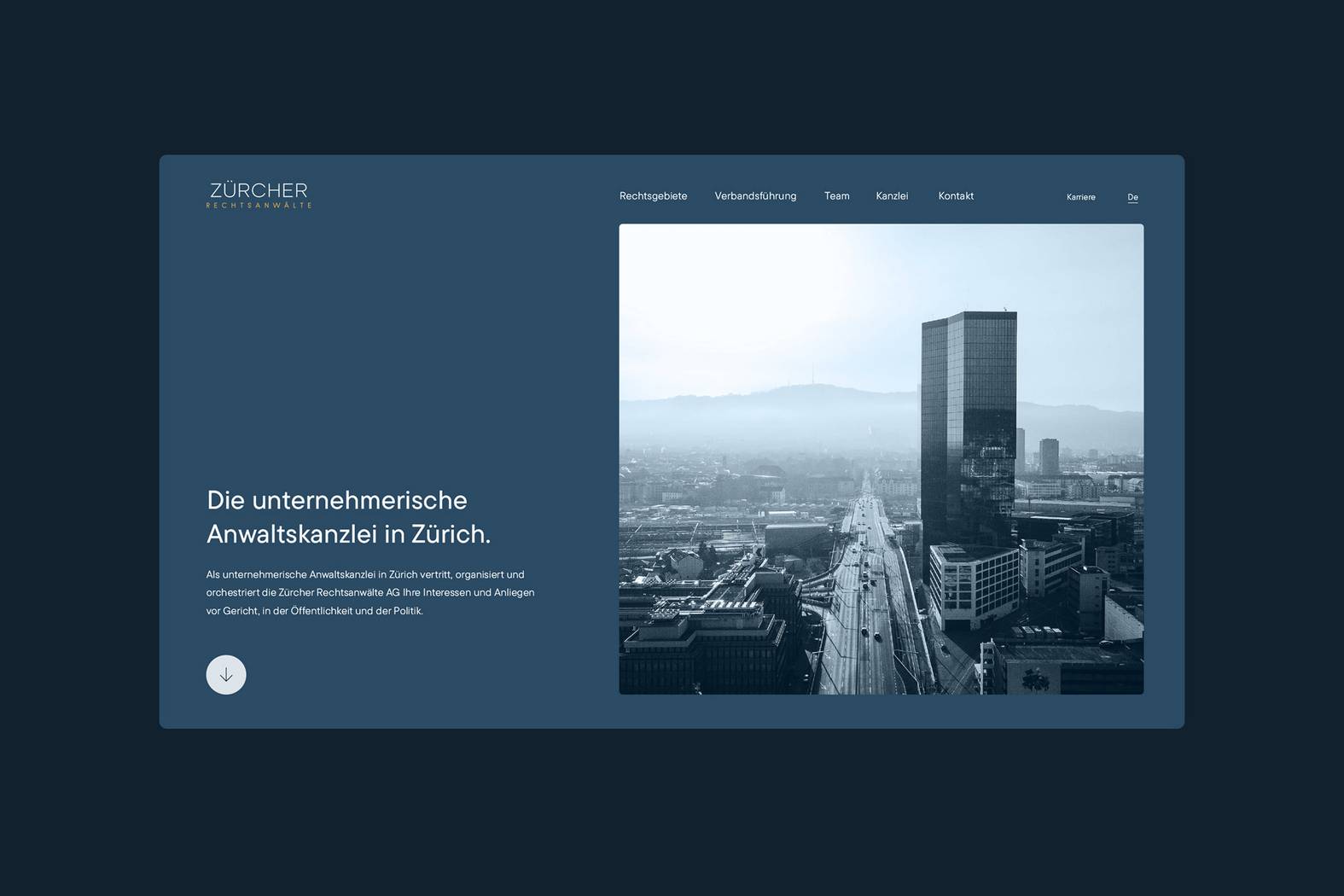 Zürcher Rechtsanwälte AG – Responsive Website Zürcher Rechtsanwälte AG – Responsive Website