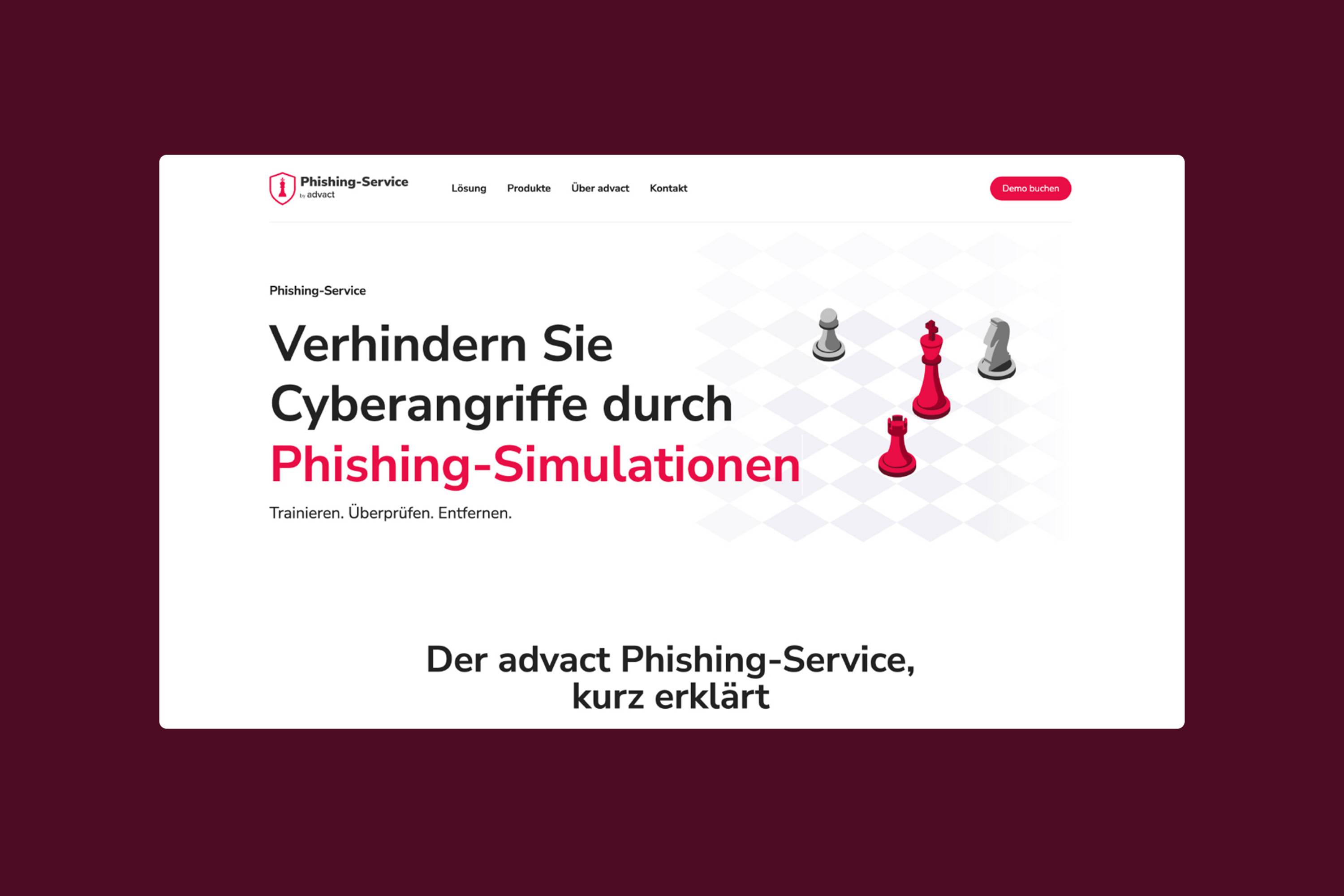 advact Phishing-Service Website Desktop advact Phishing-Service Website Desktop