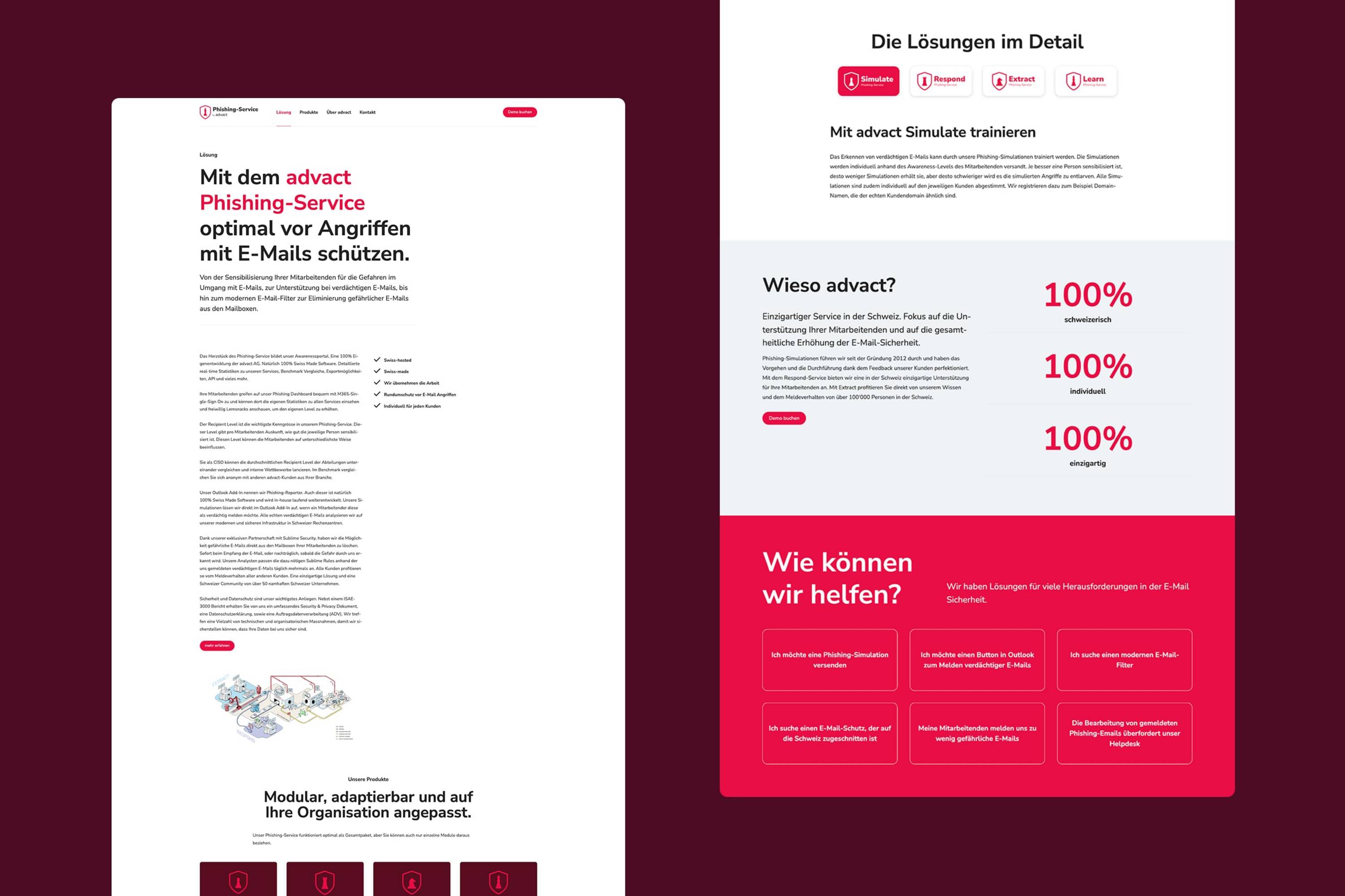 advact Phishing-Service Website Desktop advact Phishing-Service Website Desktop
